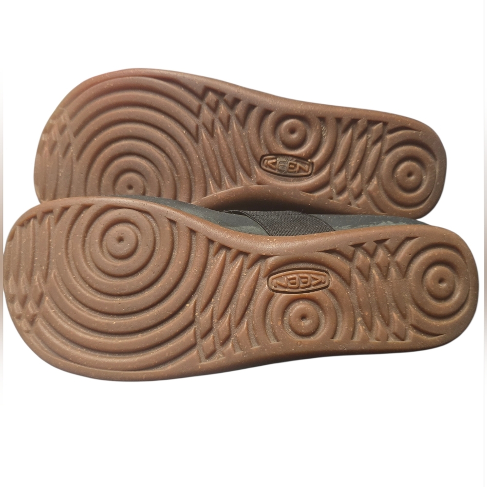Keen Sienna Leather Brown Gray Mary Jane Flats Womens 9 - Picture 2 of 7